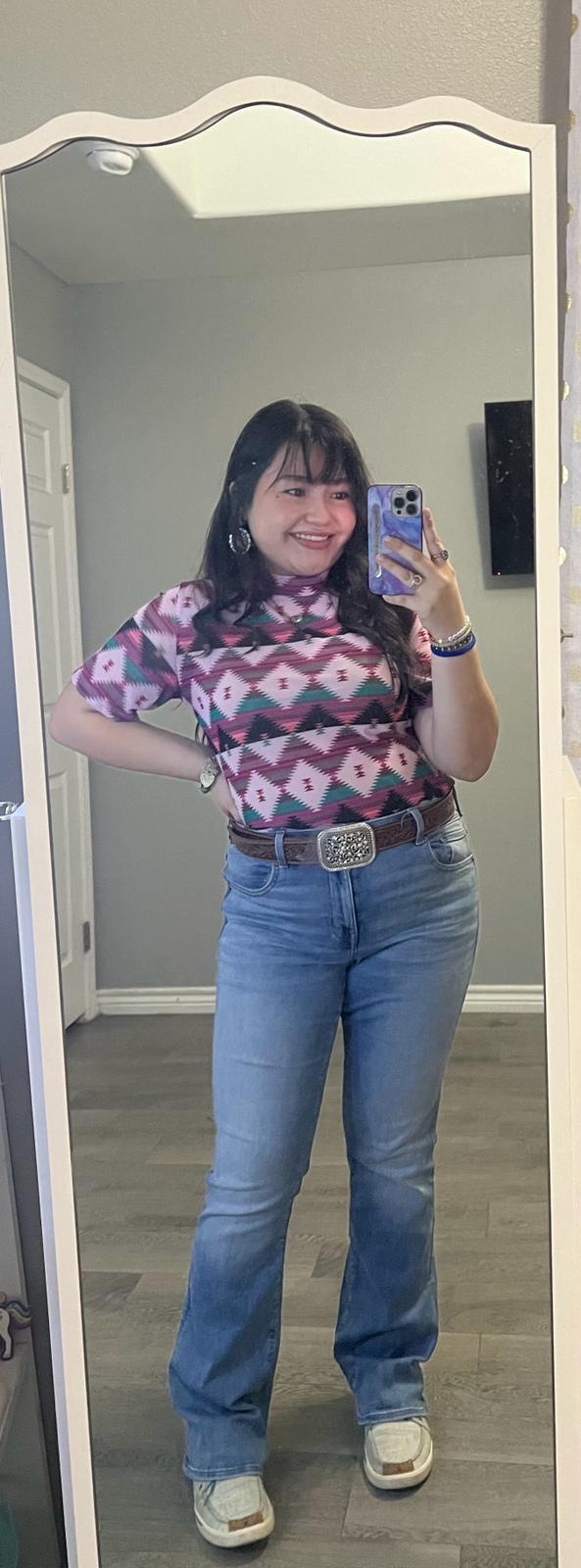 SOUTHERN CHARM MESH TOP