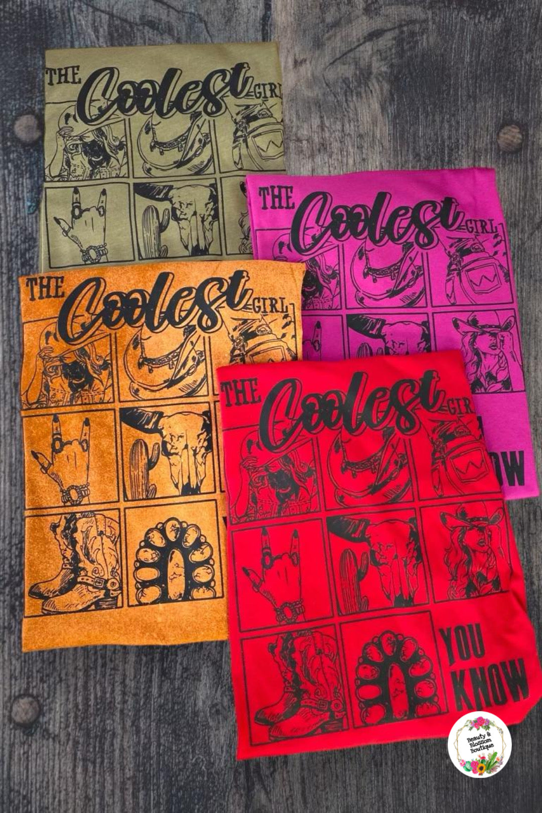 THE COOLEST GIRL YOU KNOW TEE- 39