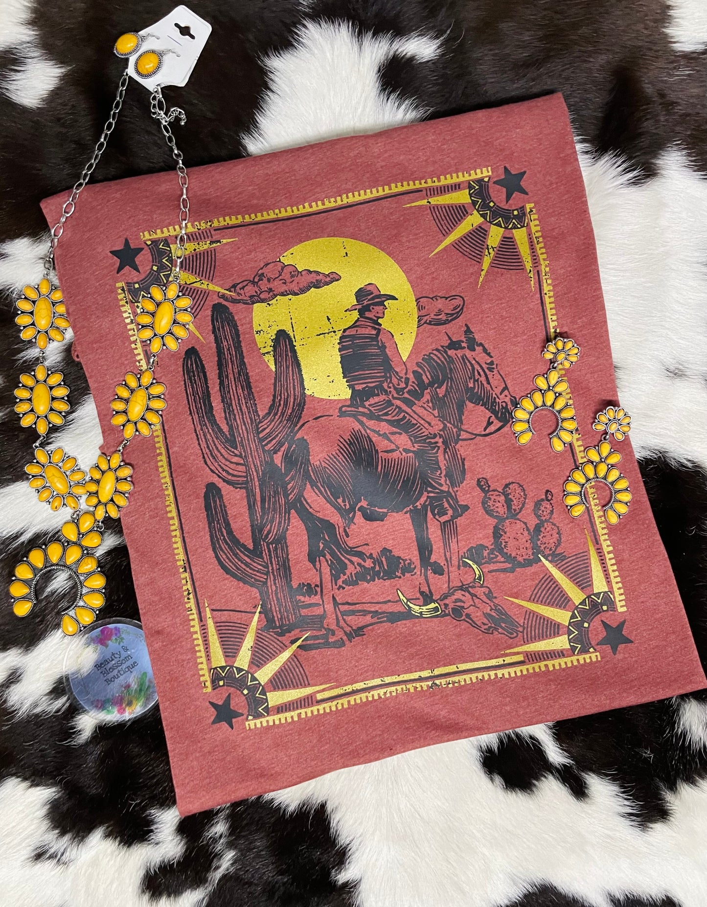 COWBOY SUNRISE TEE- 203