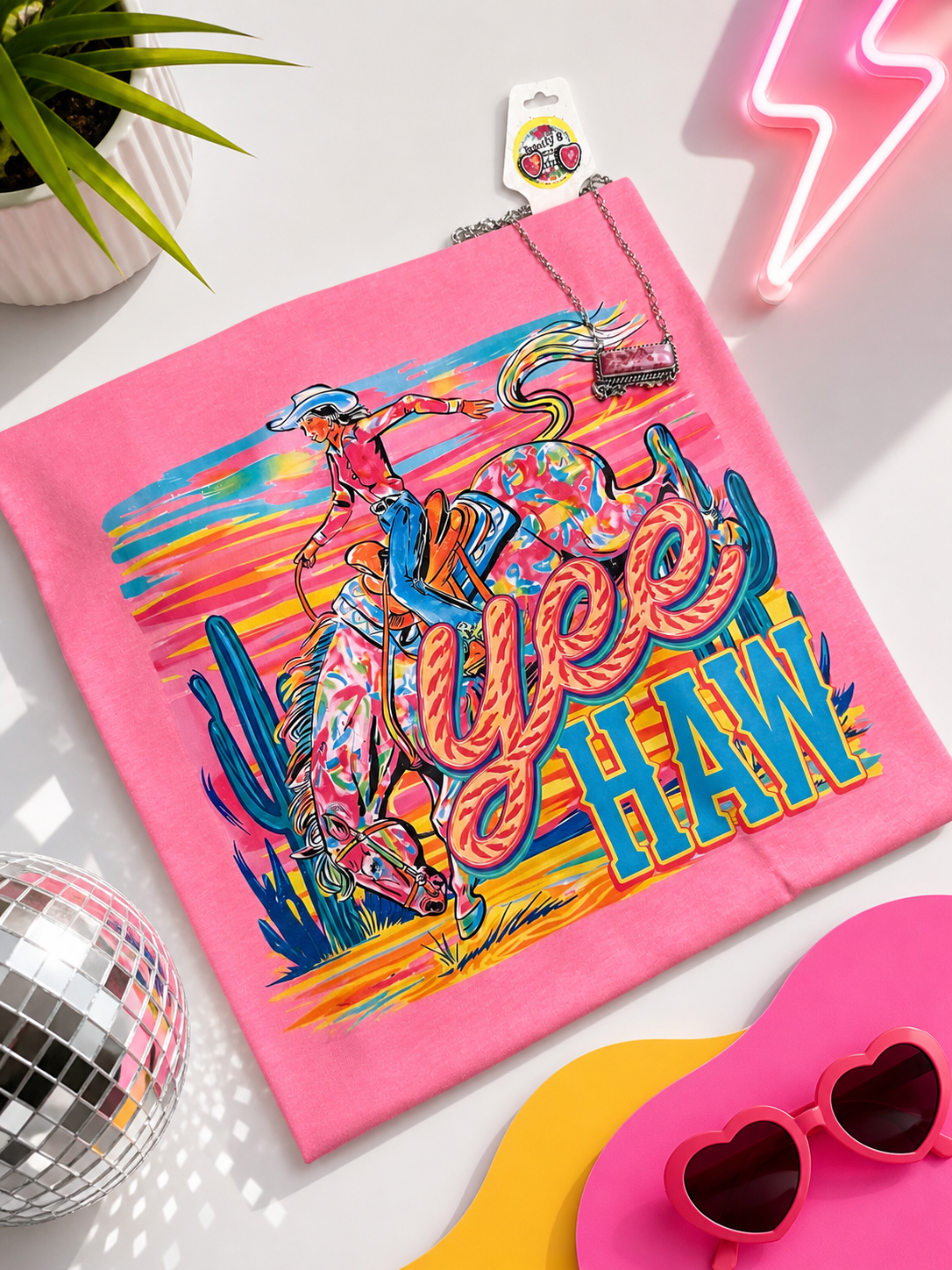 YEEHAW COWGIRL TEE- 250
