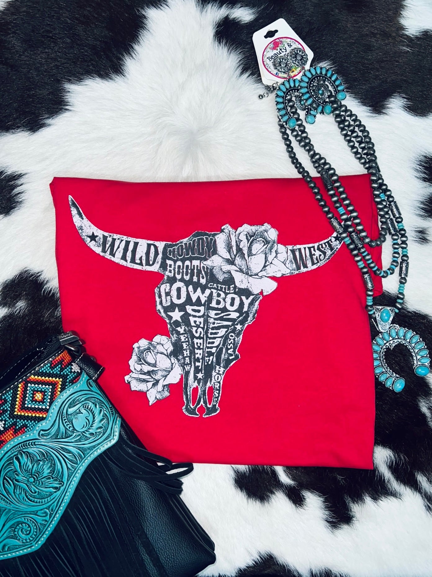 WILD WEST STEER TEE- 21