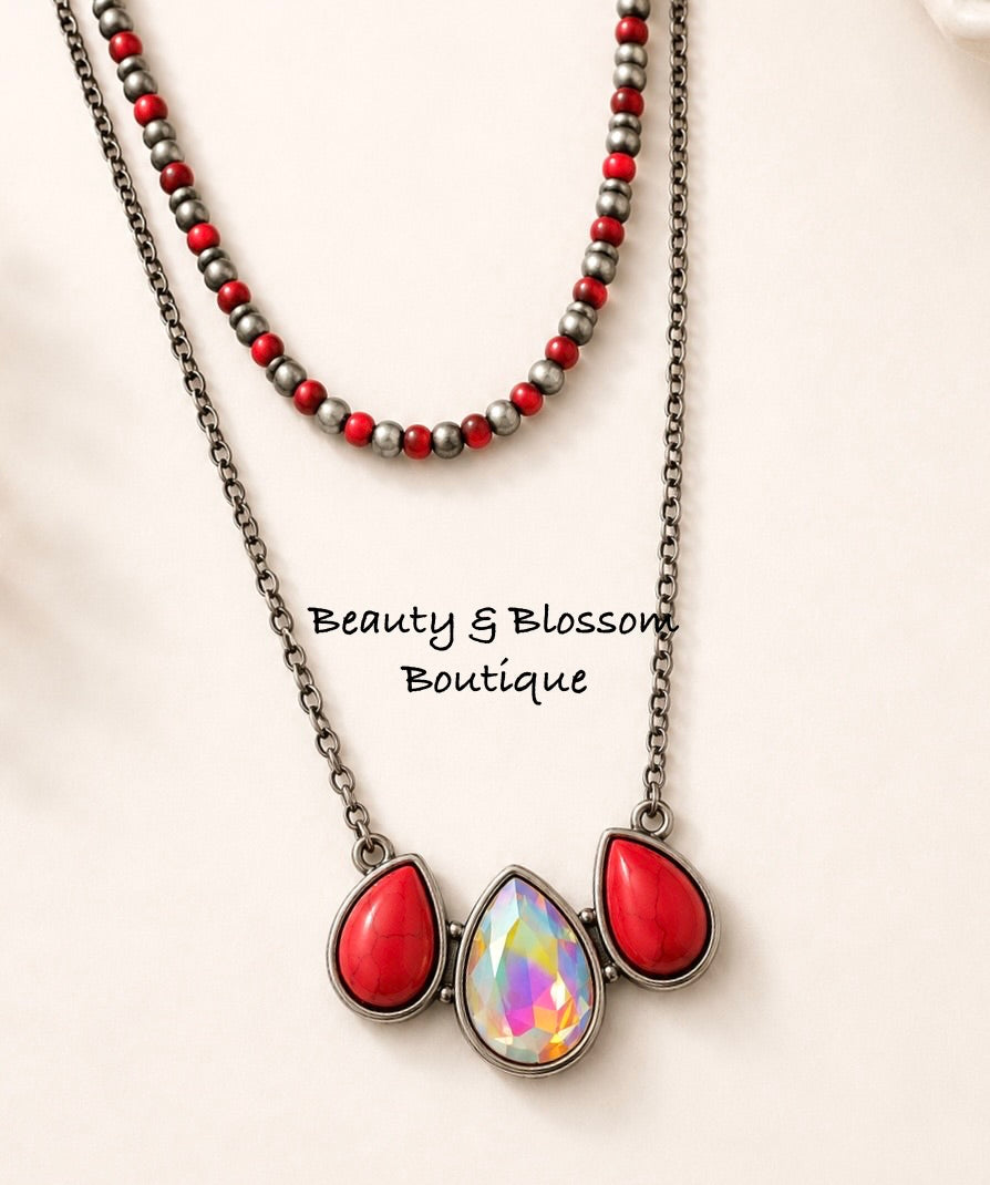 DESERT AUTORA LAYERED NECKLACE