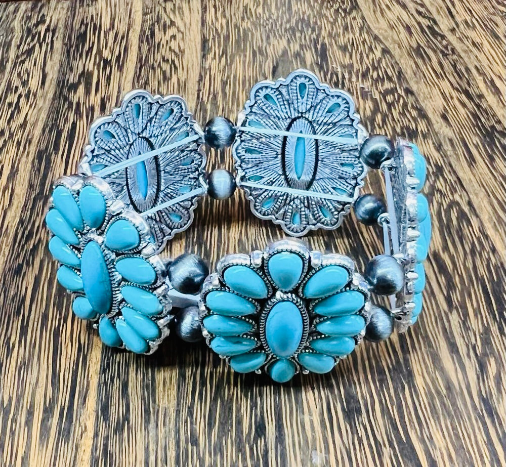 TURQUOISE WESTERN BRACELET