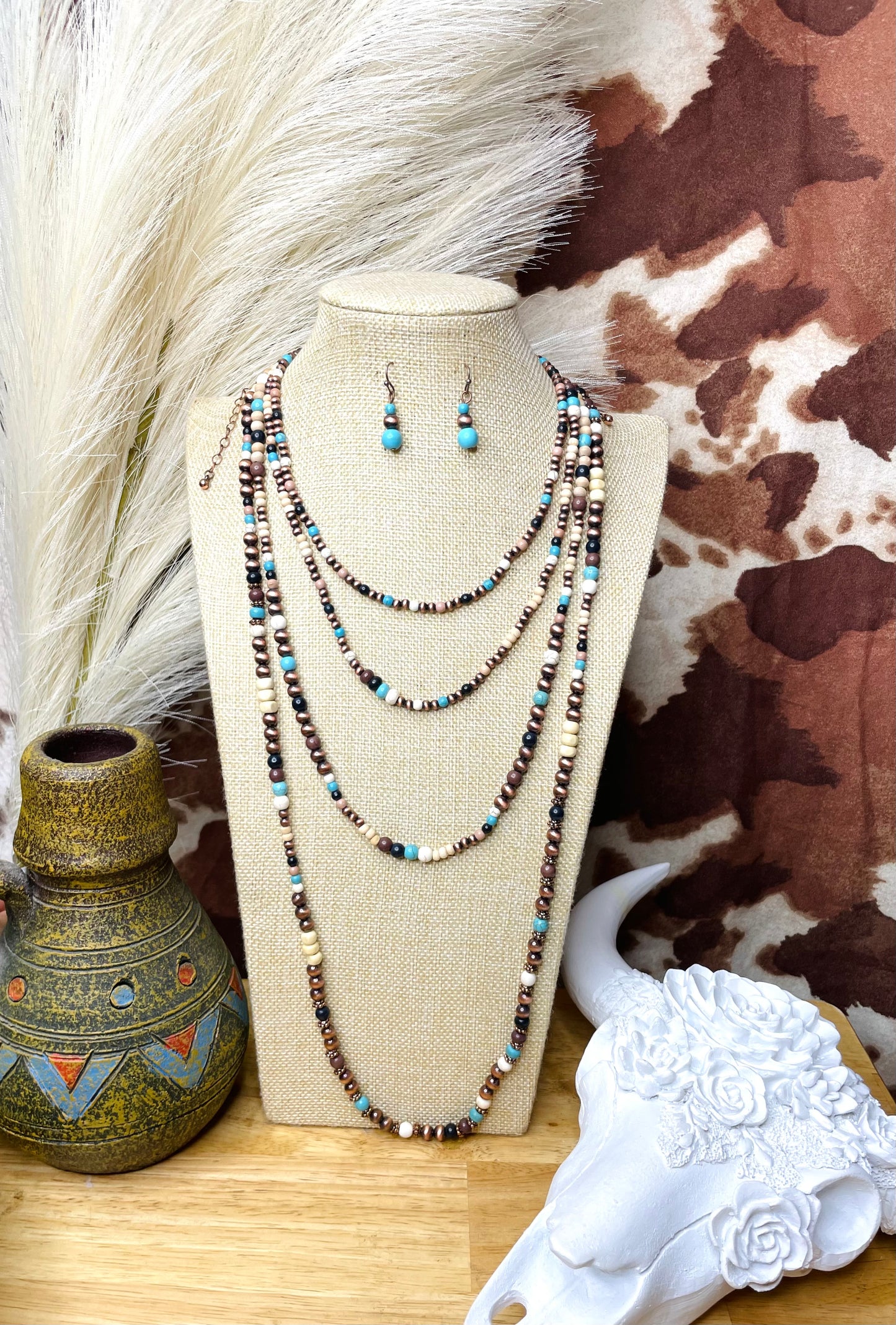 GONE RANCHIN' NECKLACE SET