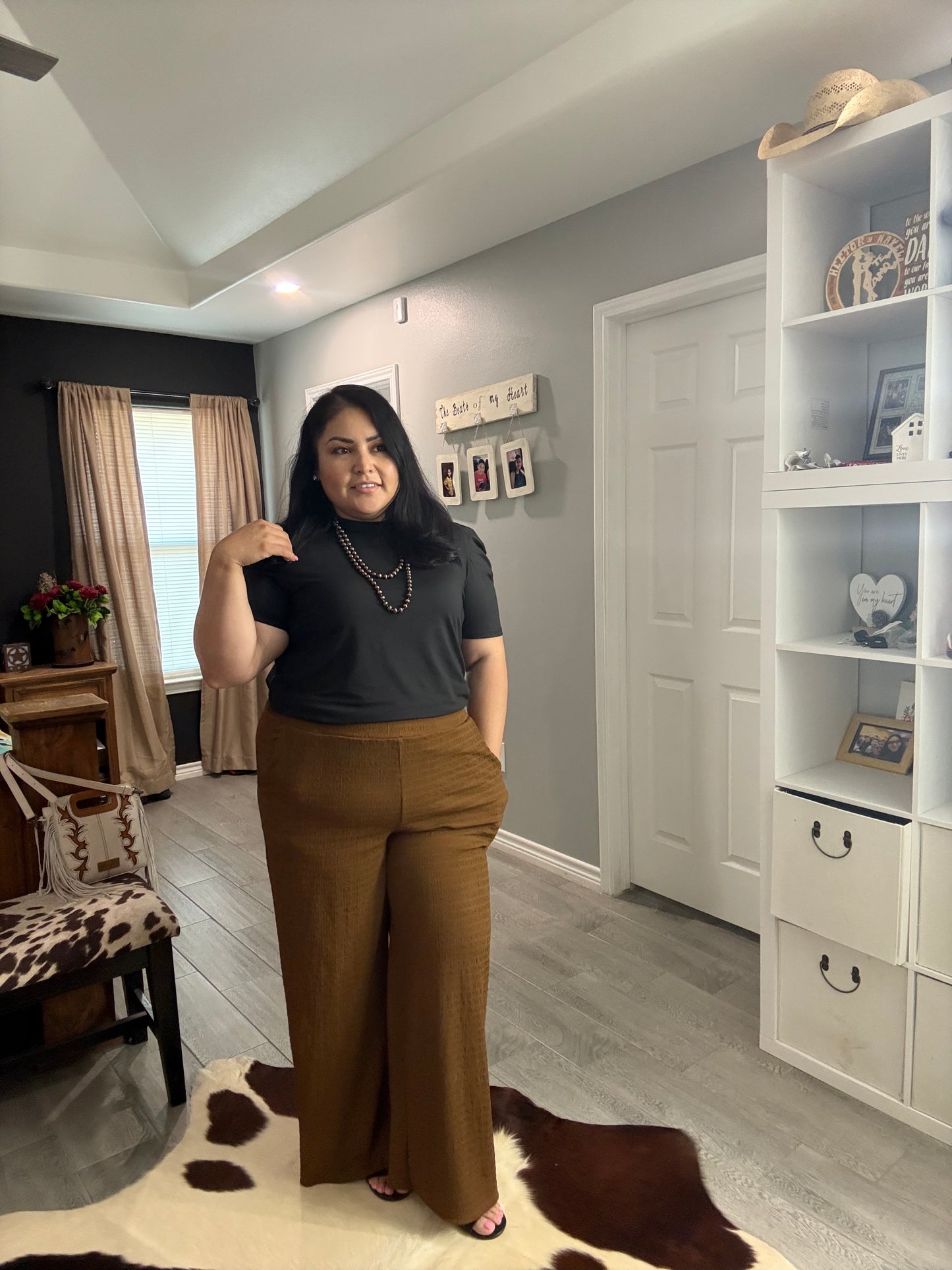 OH MY DARLING PANTS- Brown