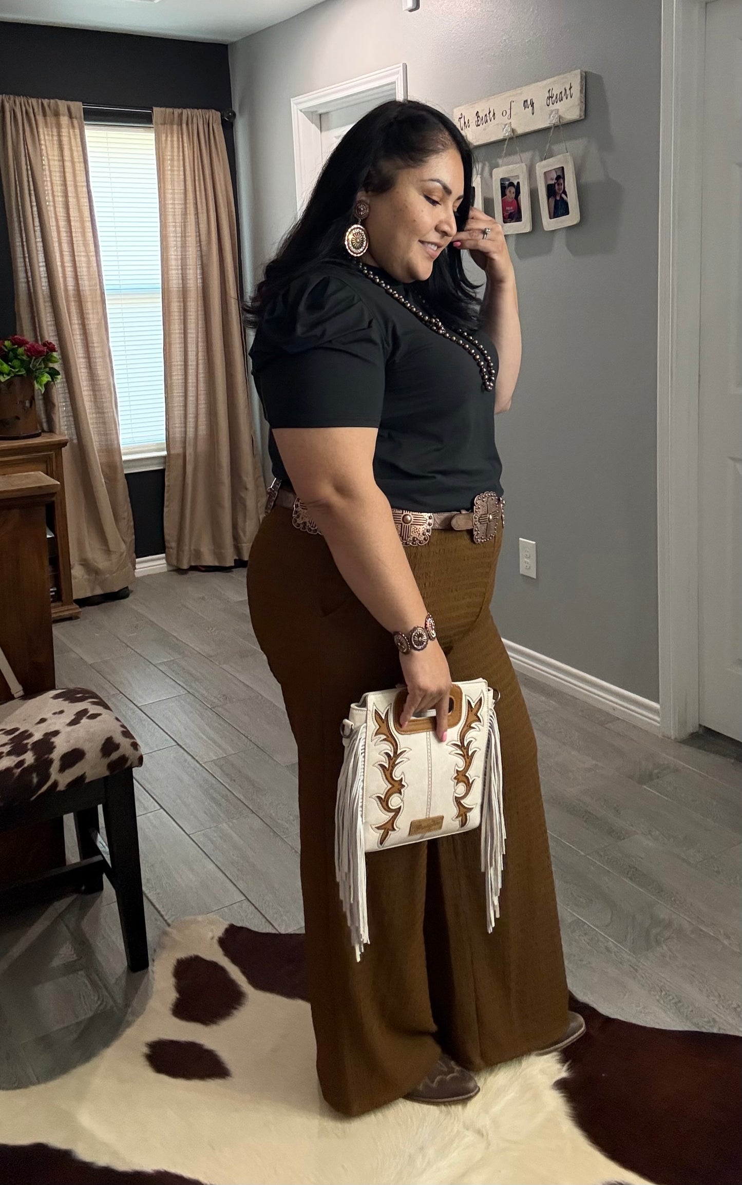 OH MY DARLING PANTS- Brown