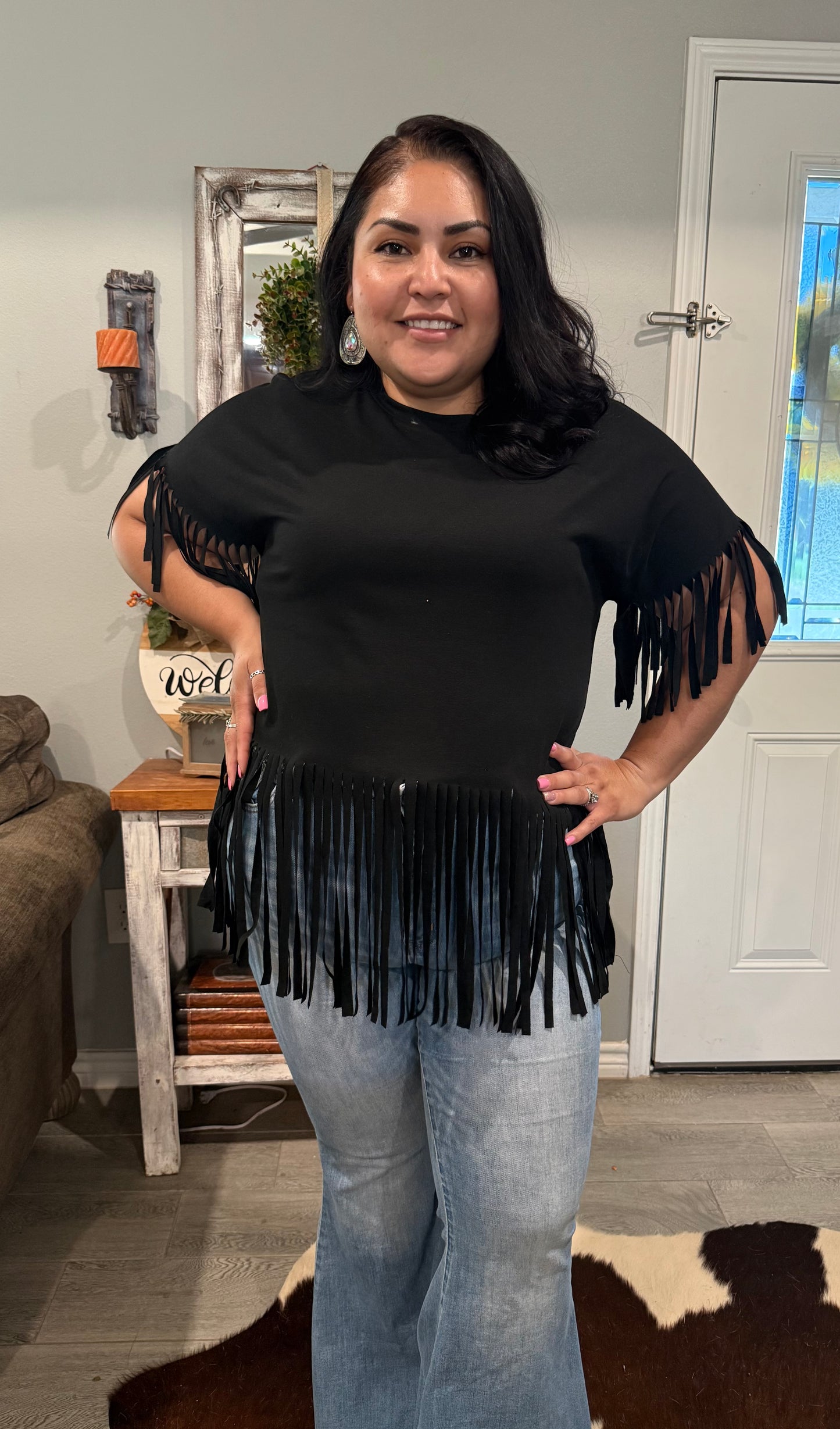 THE GENOVA FRINGE TOP