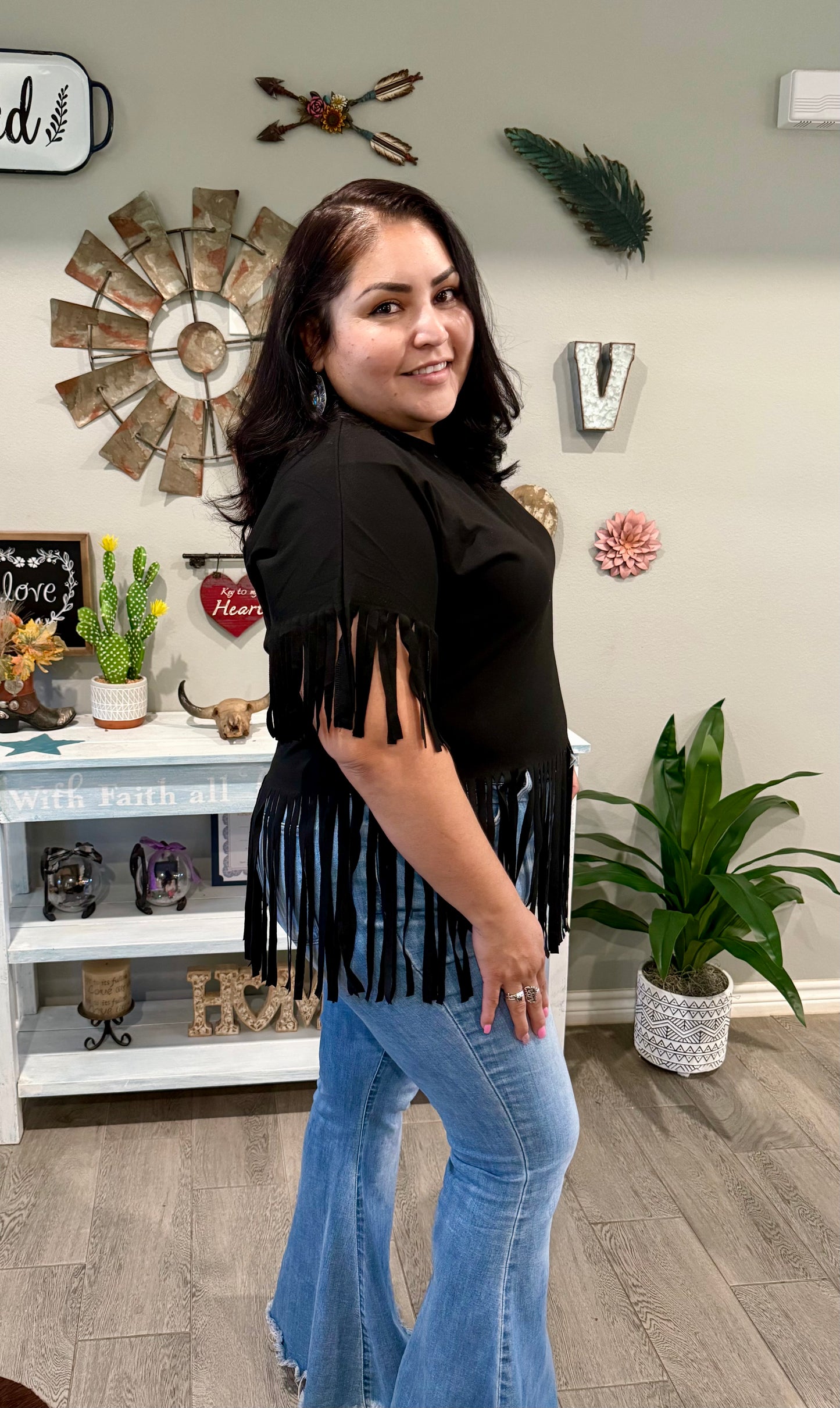 THE GENOVA FRINGE TOP