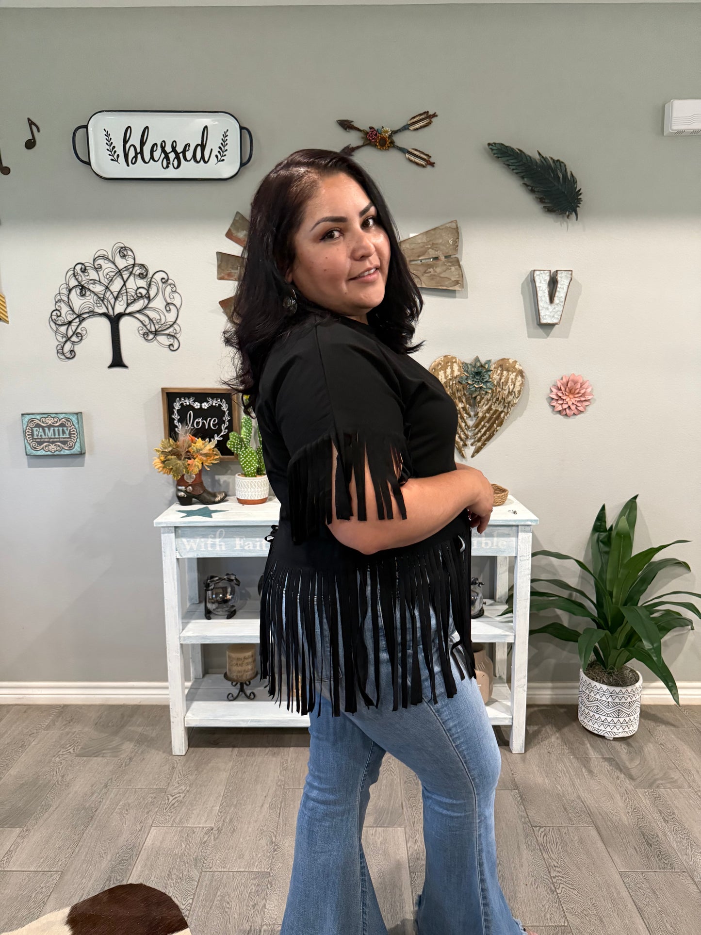 THE GENOVA FRINGE TOP