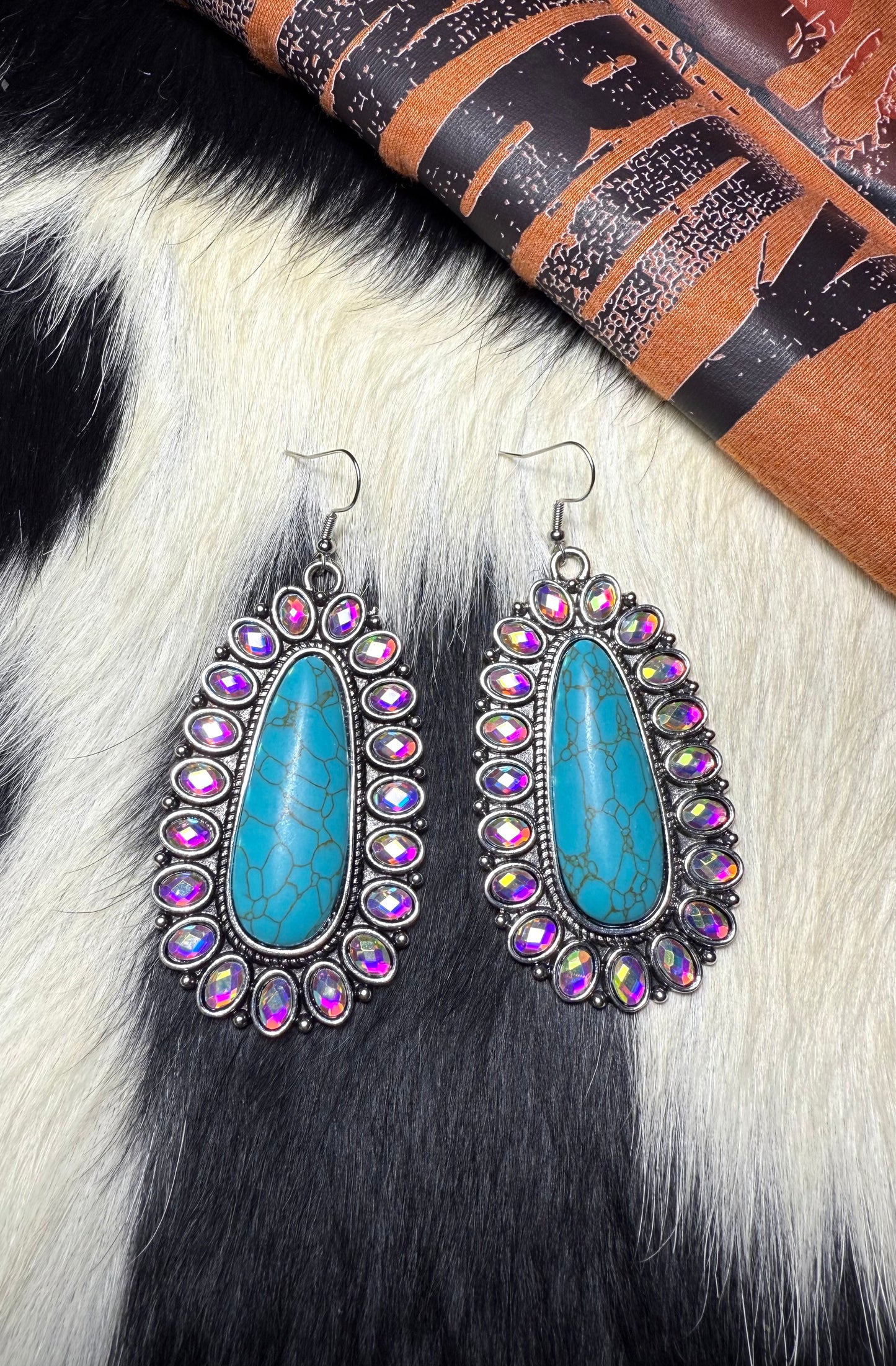 ALL THE RIGHT THINGS EARRINGS- Turq
