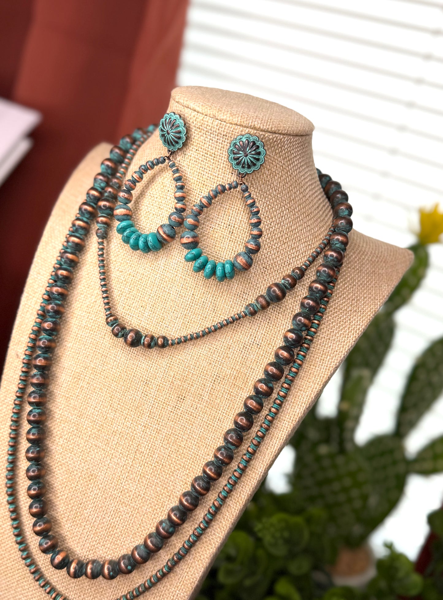 PATINA NAVAJO NECKLACE SET