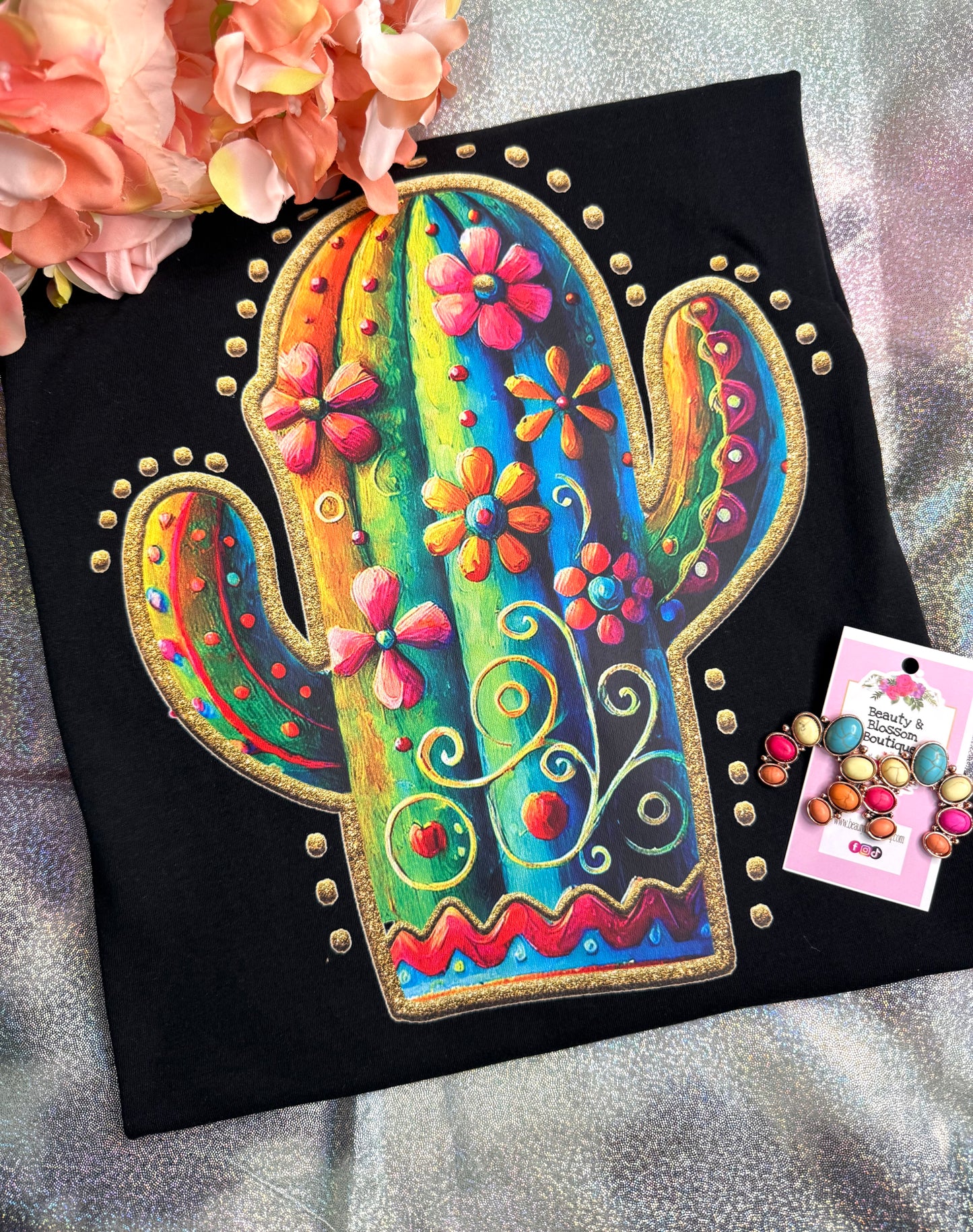 COLORFUL CACTUS TEE- 252