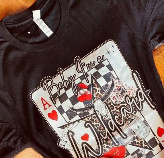 I’M A WILD CARD TEE - 61