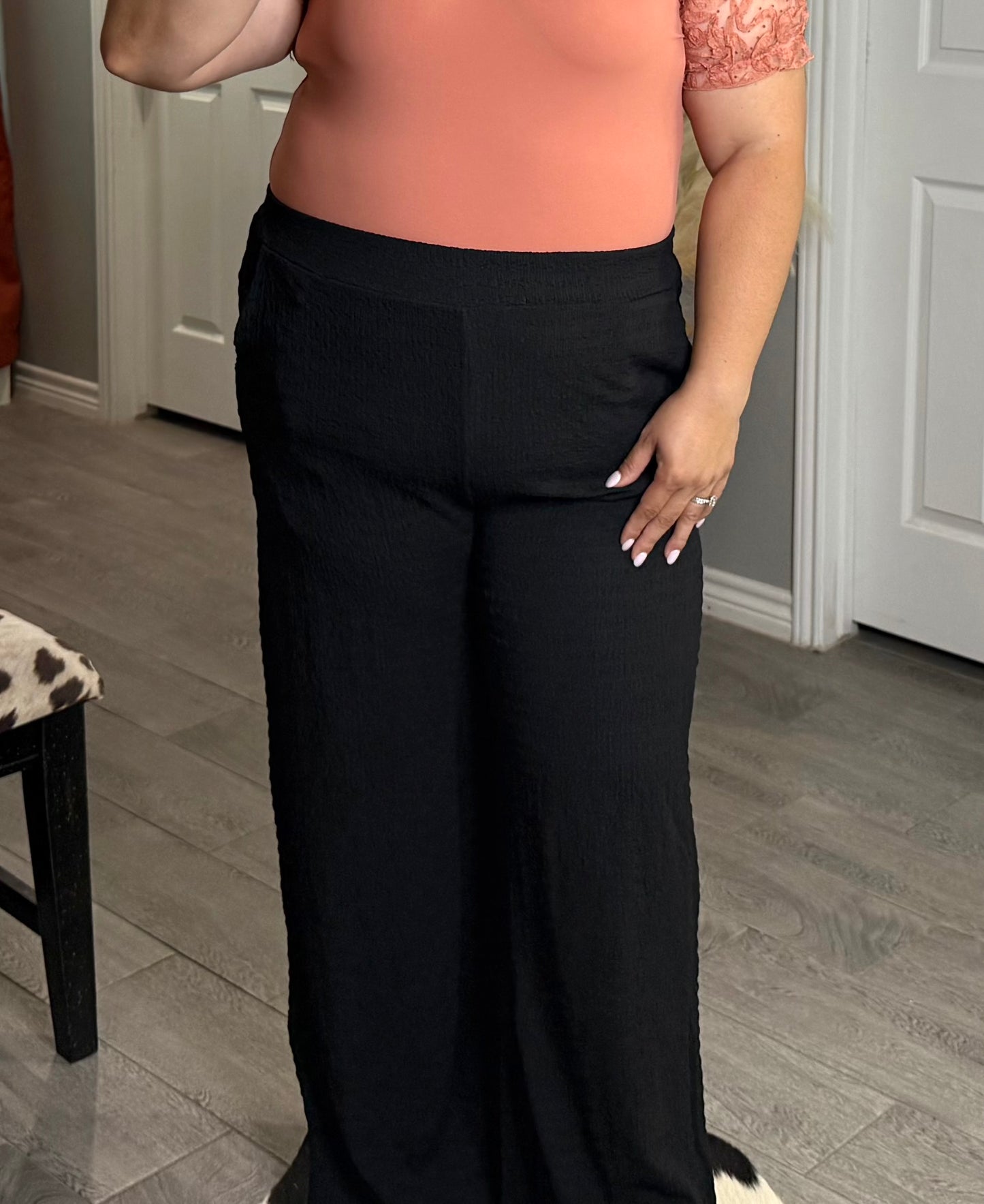 OH MY DARLING PANTS- Black
