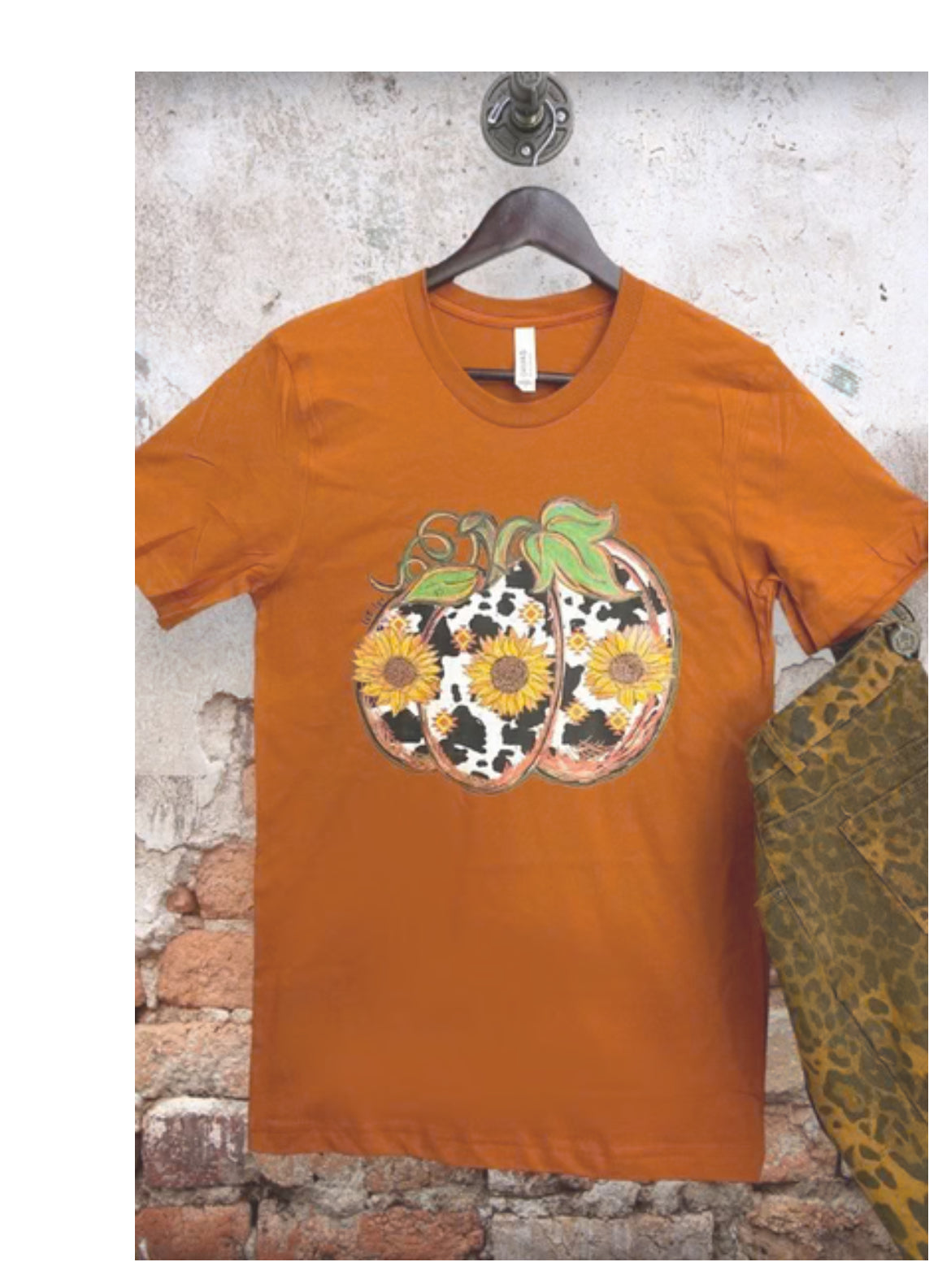 COWHIDE PUMPKIN TEE- 89