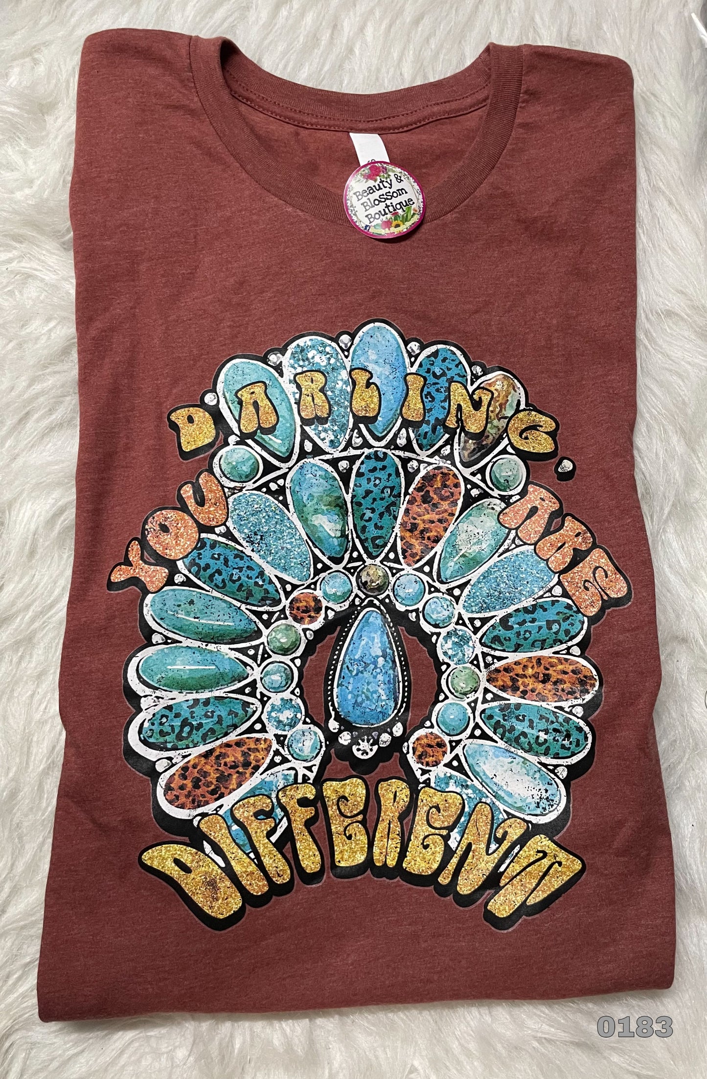 DARLING YOU ARE DIFFERENT TSHIRT- 183