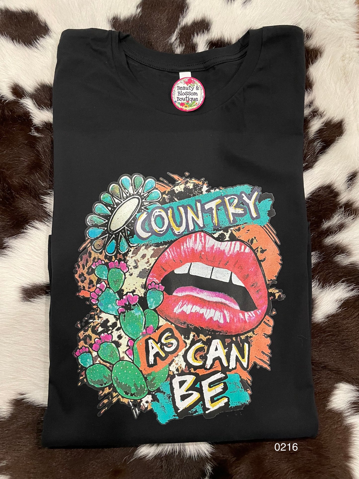 COUNTRY AS CAN BE TSHIRT- 216