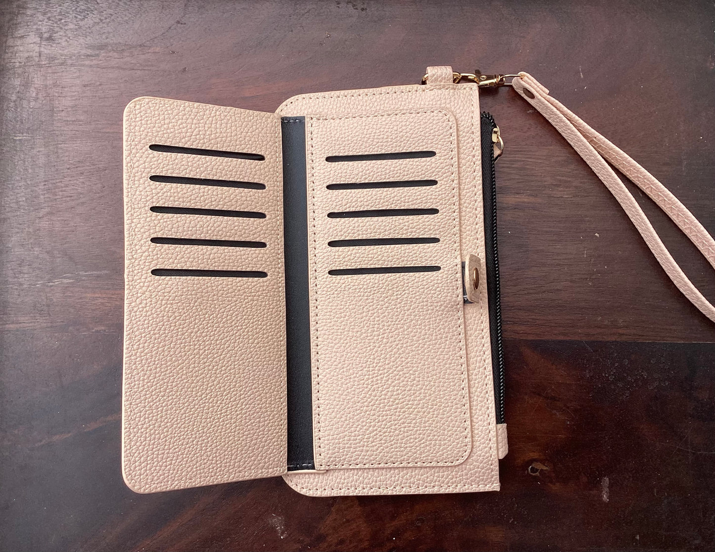 Multi Function Clutch Cardholder Wristlet/Wallet