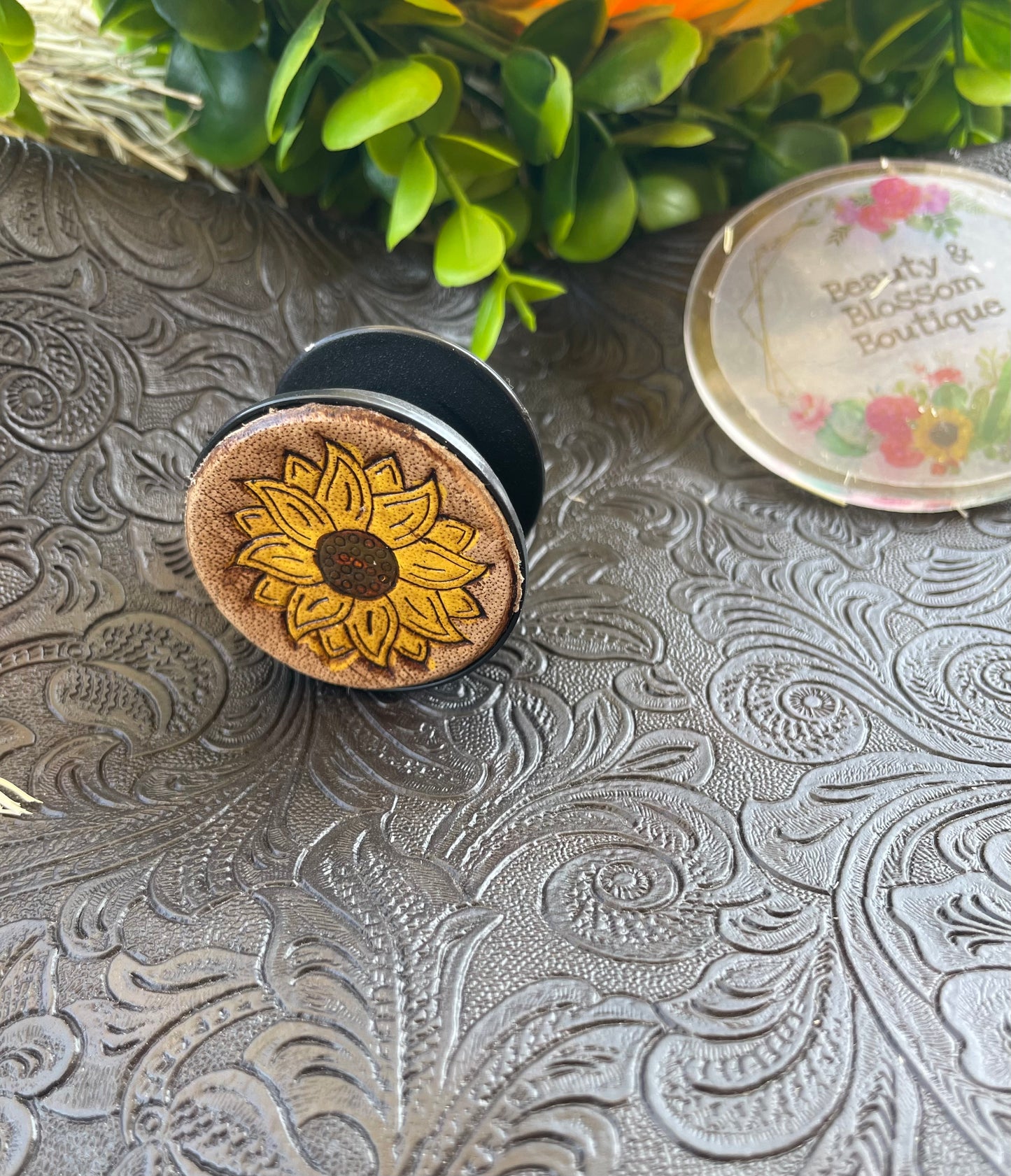Sunflower Phone Socket