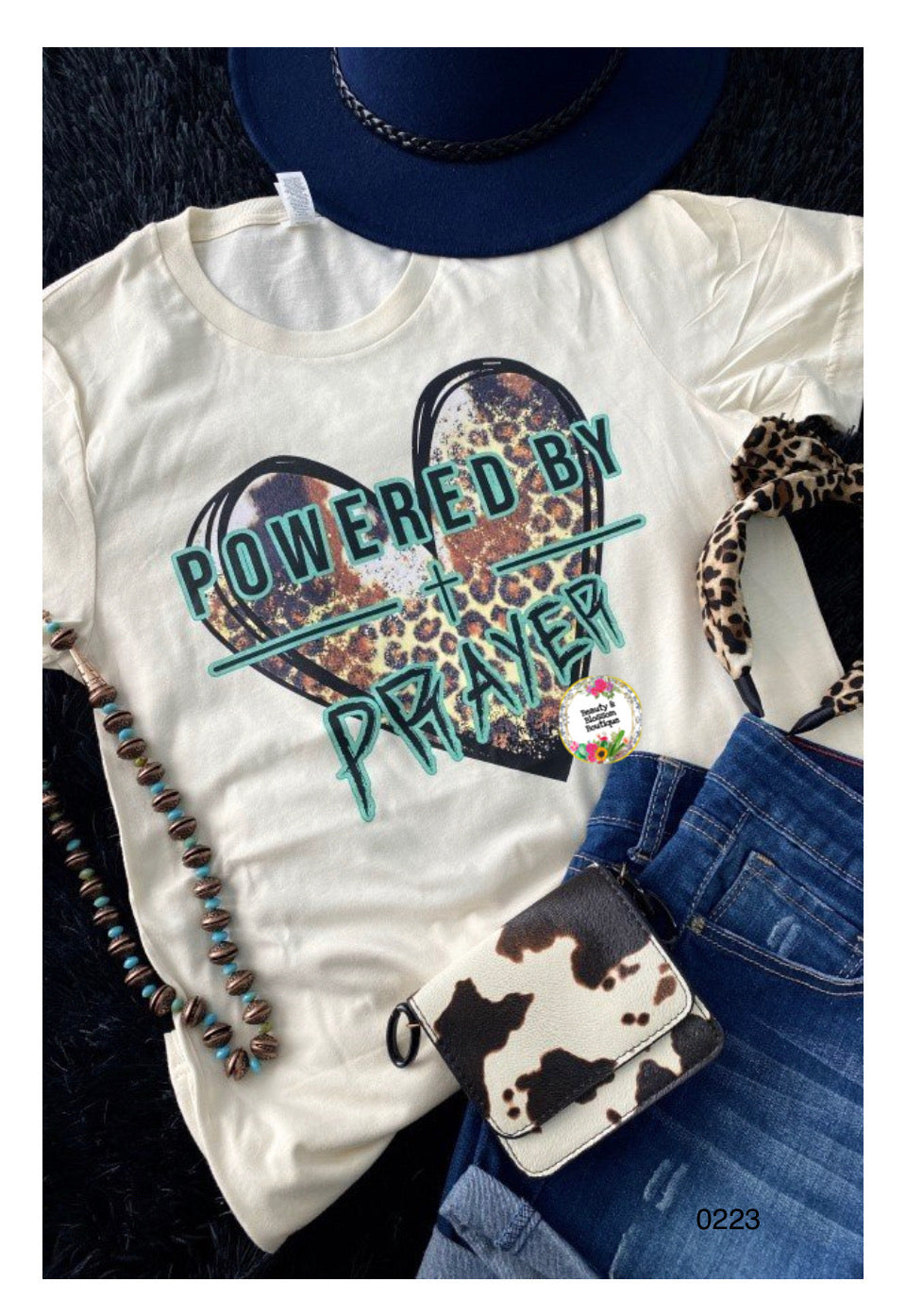 POWERED BY PRAYER TSHIRT-223