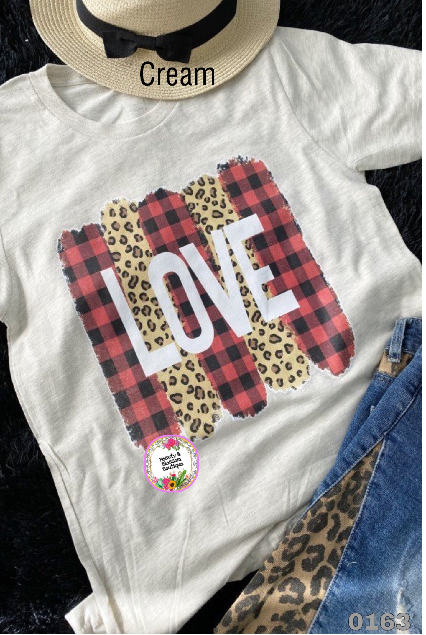 Plaid Love T-shirt 163