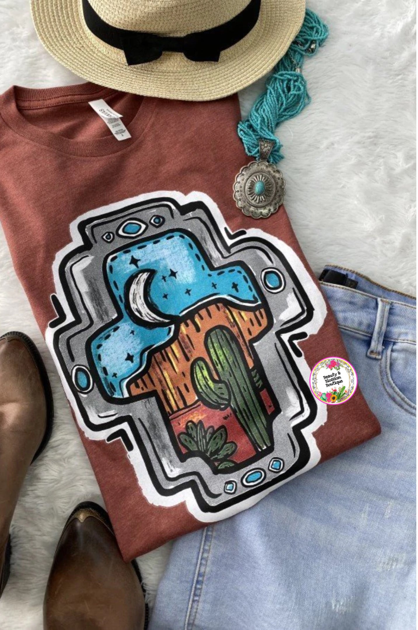 DESERT CROSS TSHIRT- 235