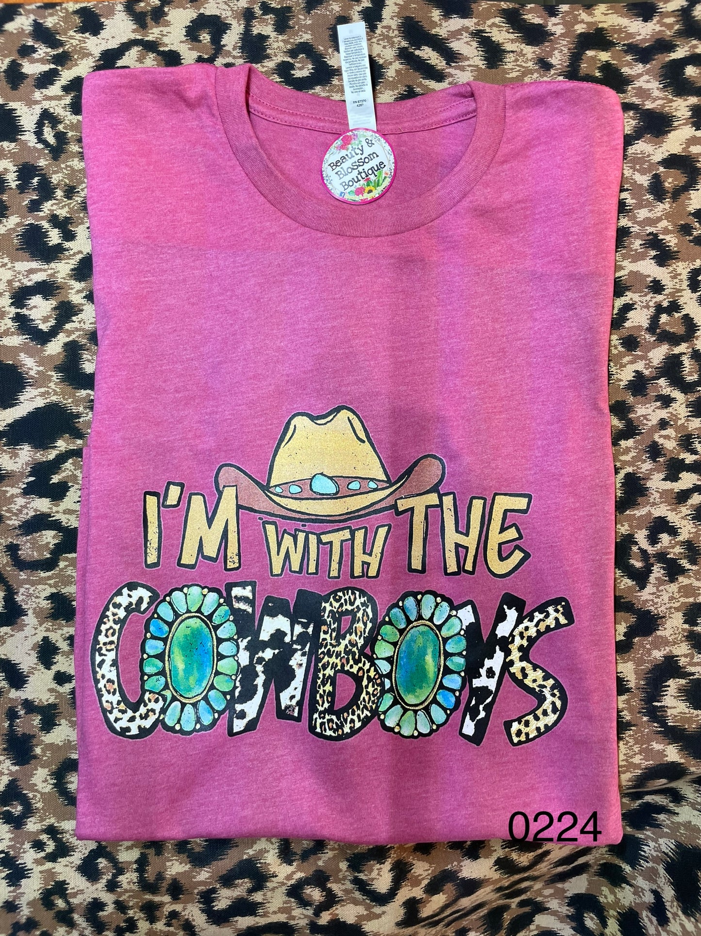IM WITH THE COWBOYS TSHIRT - 224