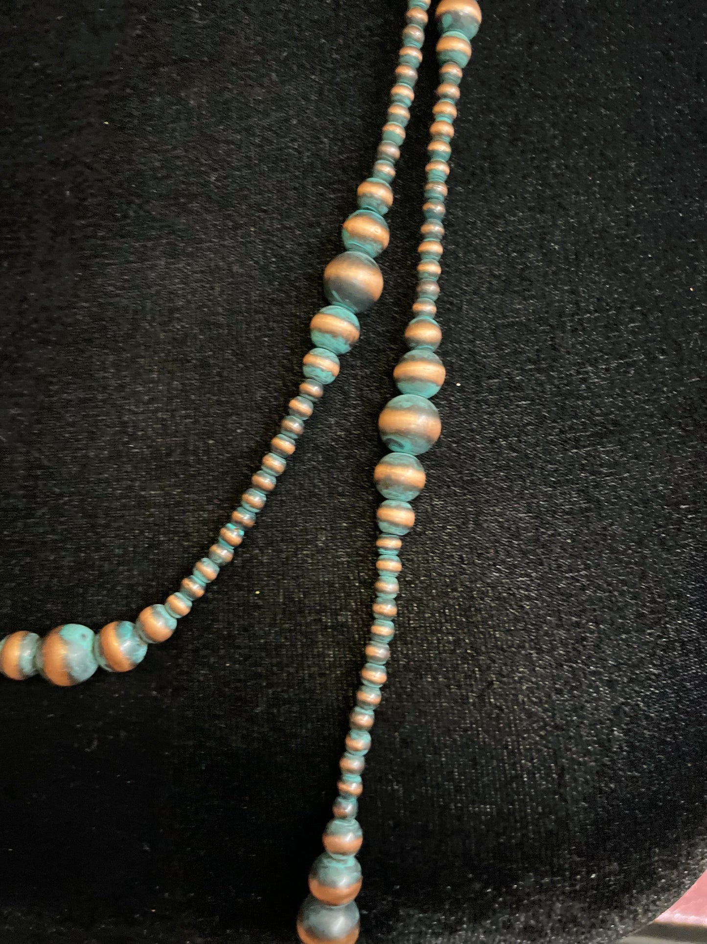 CHOCTAW NAVAJO NECKLACE - PATINA
