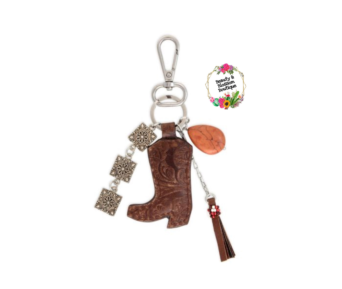 BOOT LEATHER KEYCHAIN