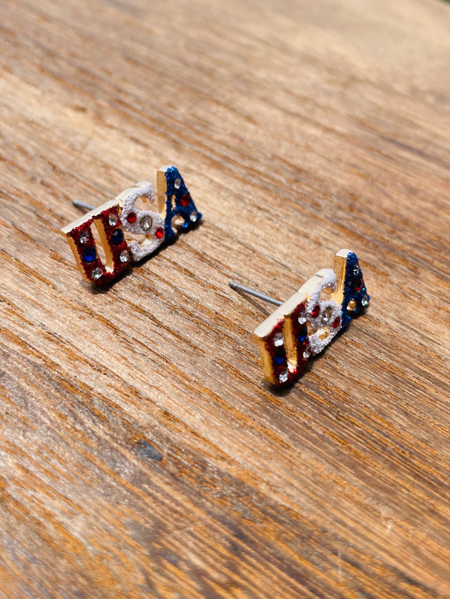 USA Stud Earrings