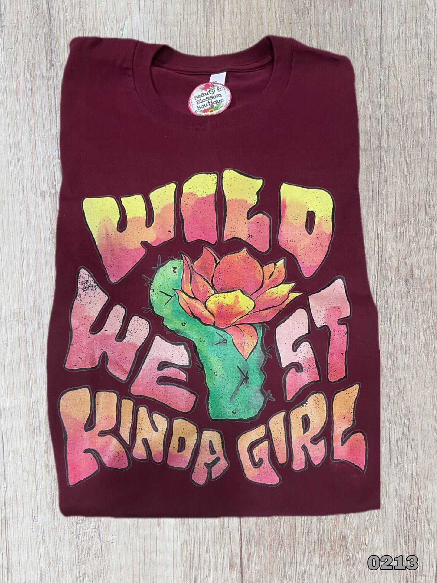WILD WEST KINDA GIRL TSHIRT - 213