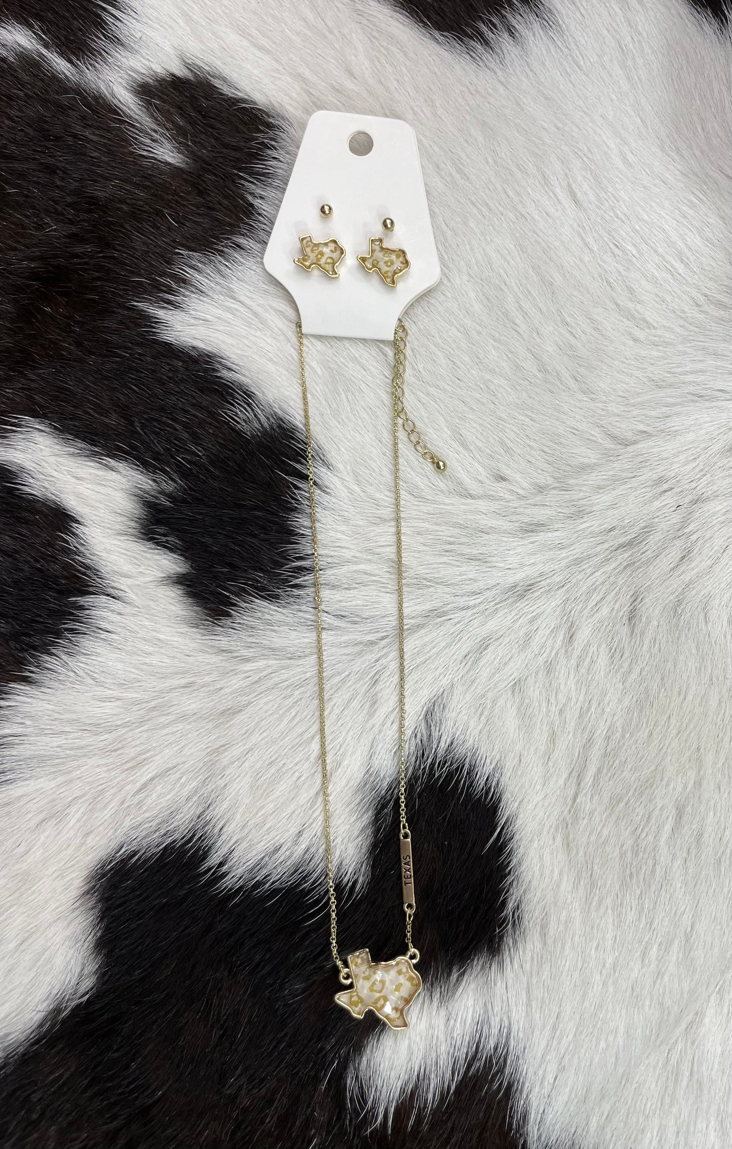 White Leopard Texas Set