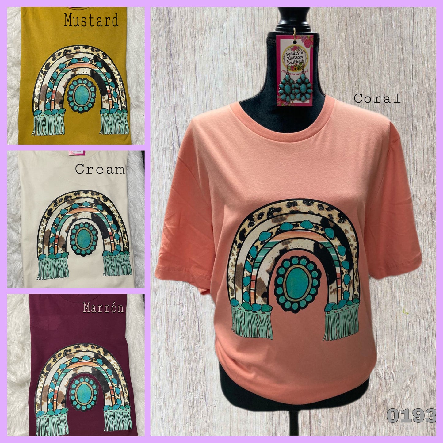 WESTERN RAINBOW TSHIRT- 193