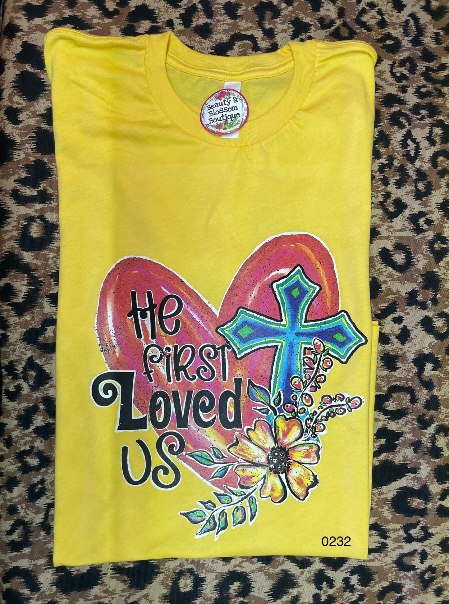 HE FIRST LOVED US TSHIRT - 232
