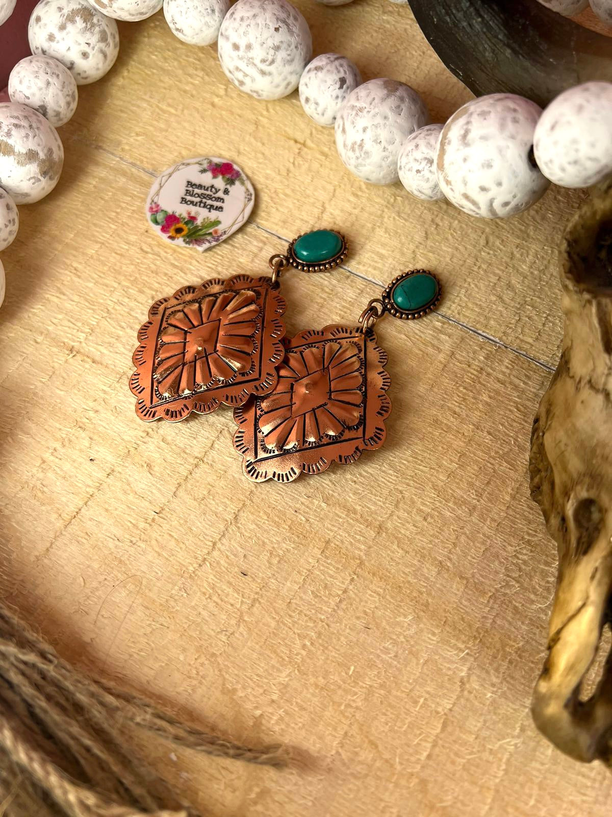 NEVADA COPPER EARRINGS