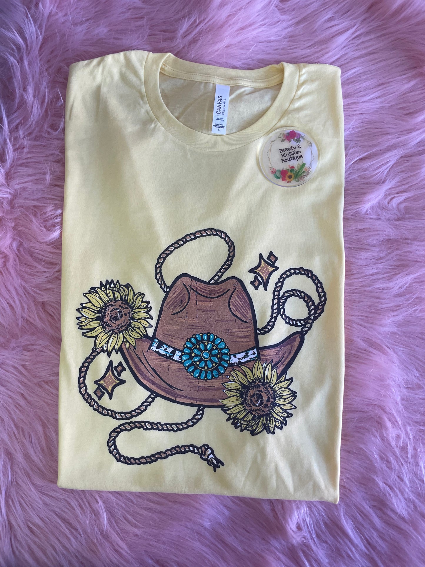 Cowboy hat rope tee - 280