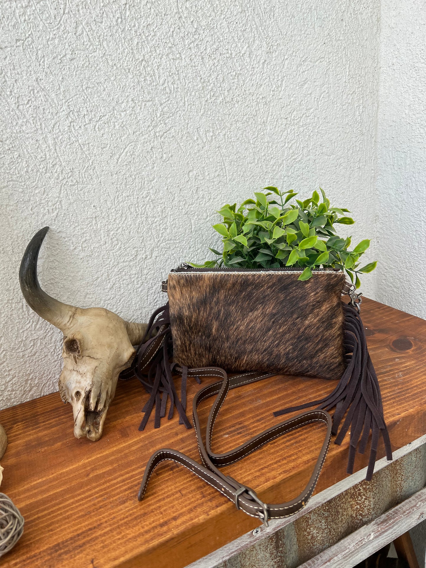 Montana West Clutch/Crossbody- COWHIDE