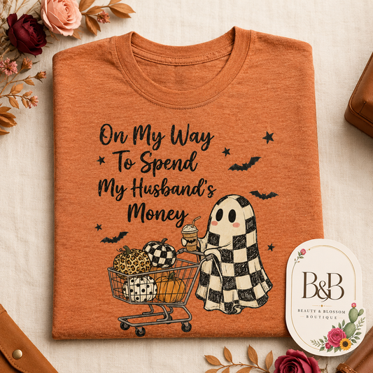 Husband’s Money Graphic Tee - Design 164