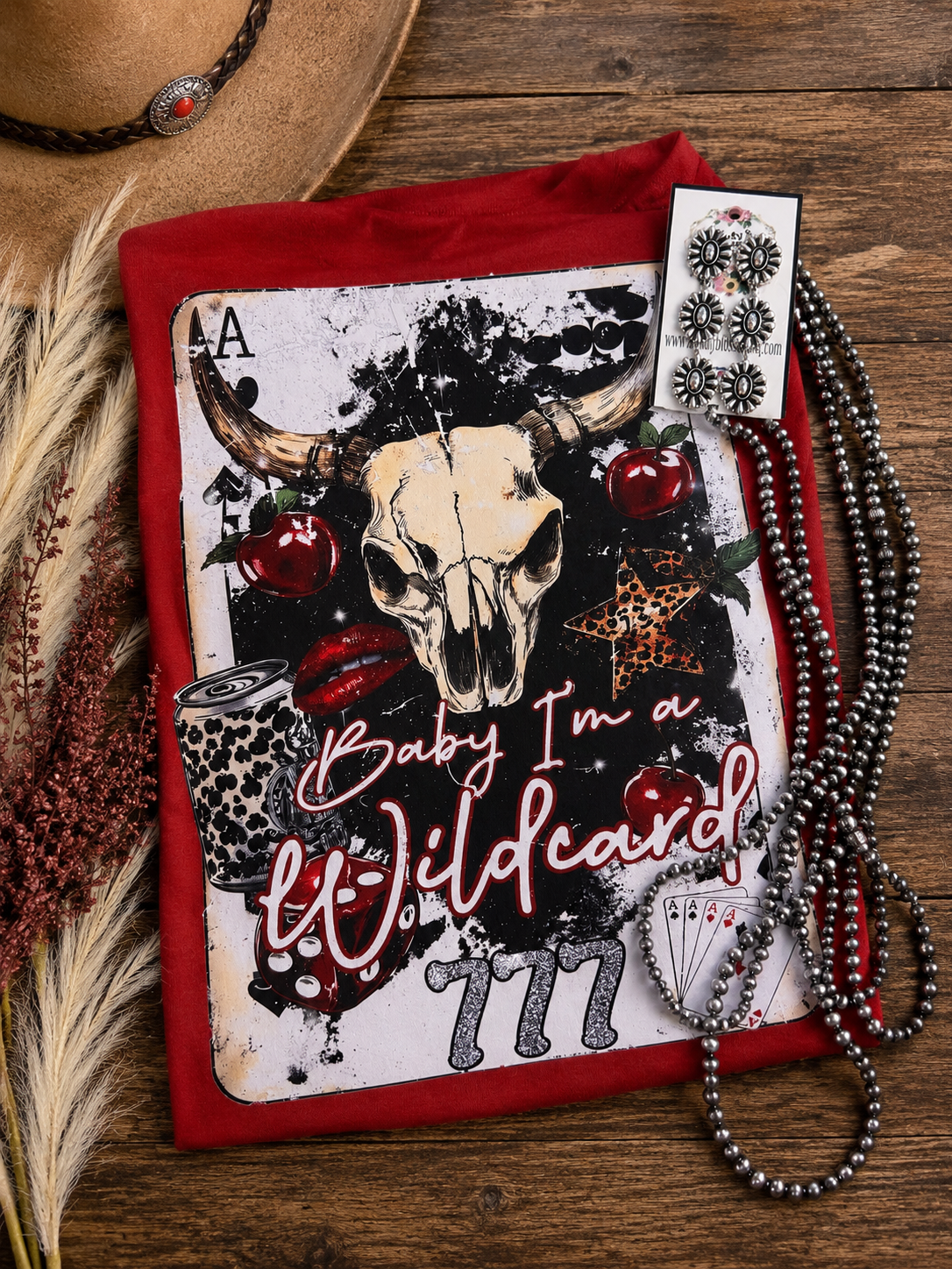 BABY I’M A WILD CARD TEE  - 61