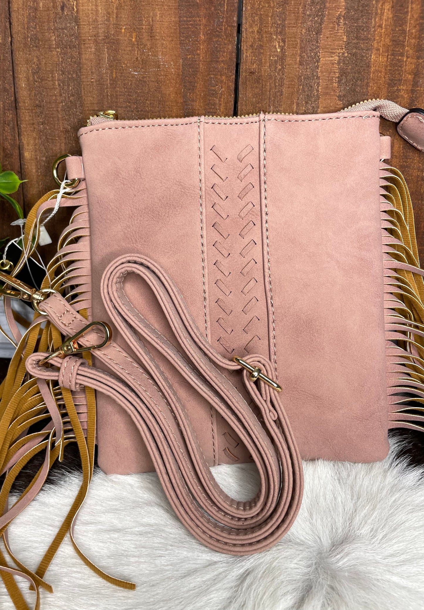 ROMINA FRINGE CROSSBODY BAG