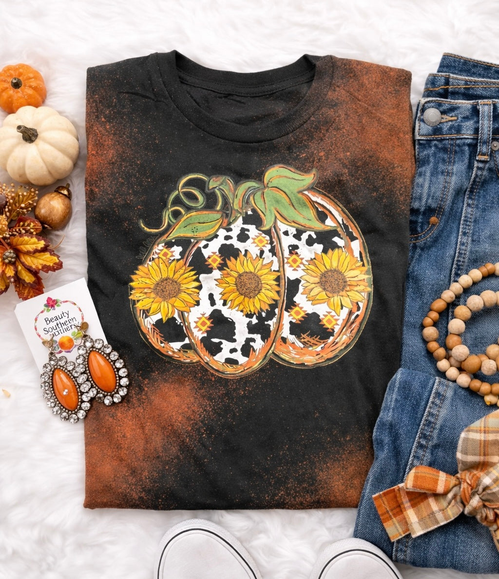 COWHIDE PUMPKIN TEE- 89