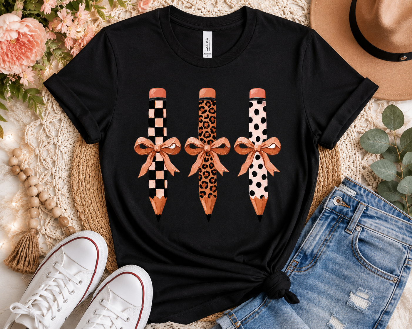 PRETTY PENCILS TEE  - 276