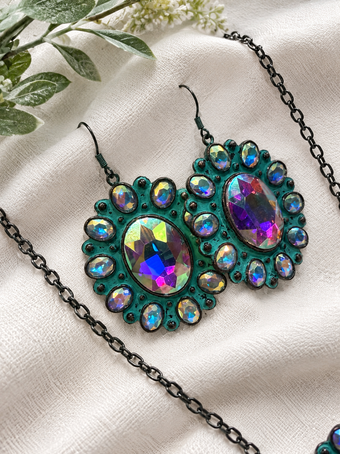 PATINA CONCHO NECKLACE SET