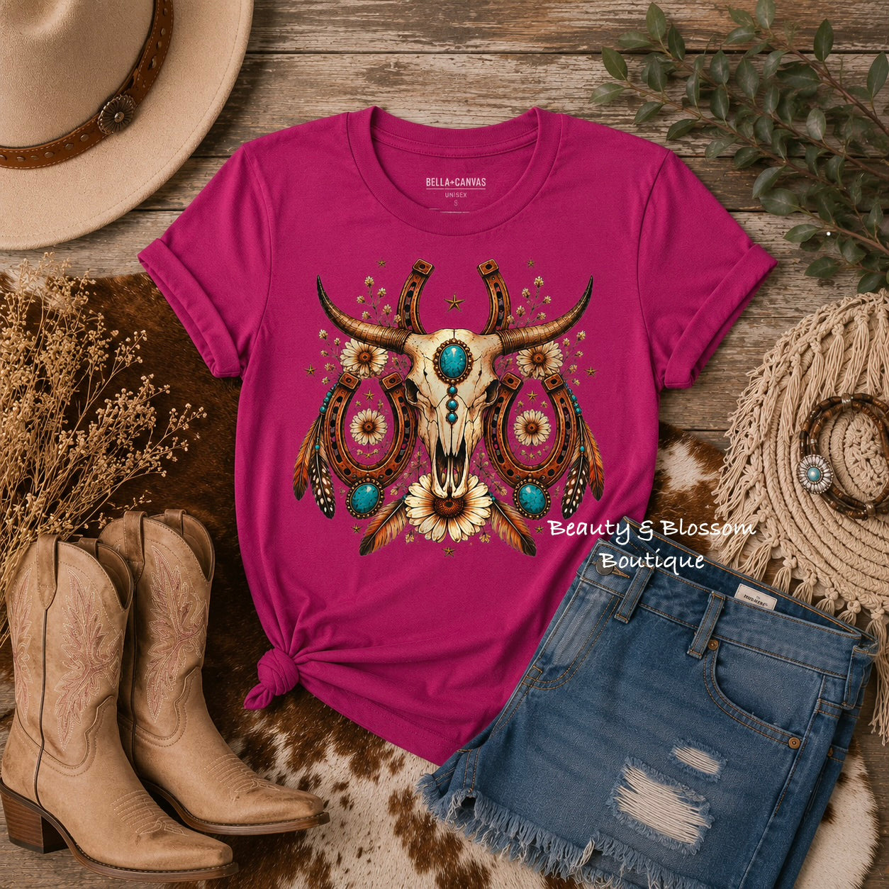 TURQUOISE TRAILS TEE  -