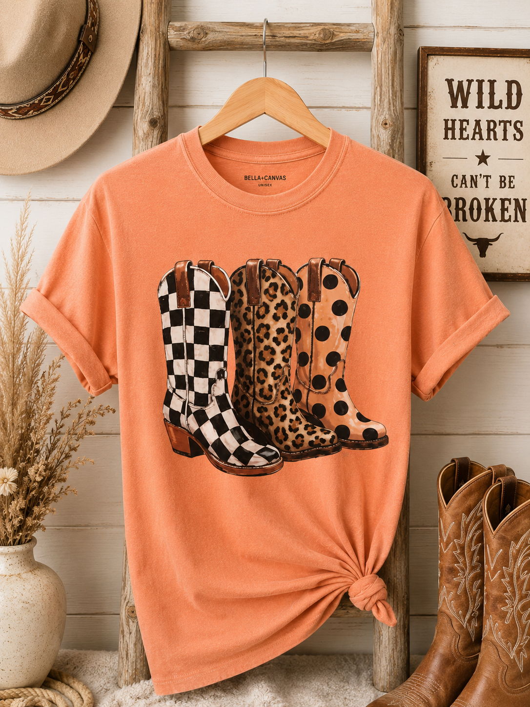 BOOTS & SASS TEE  - 59