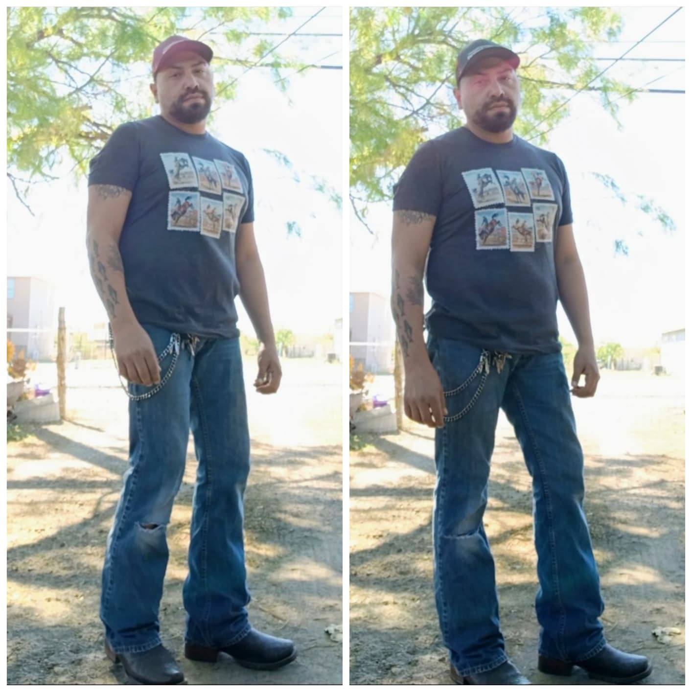 WESTERN STAMPS TEE- 194