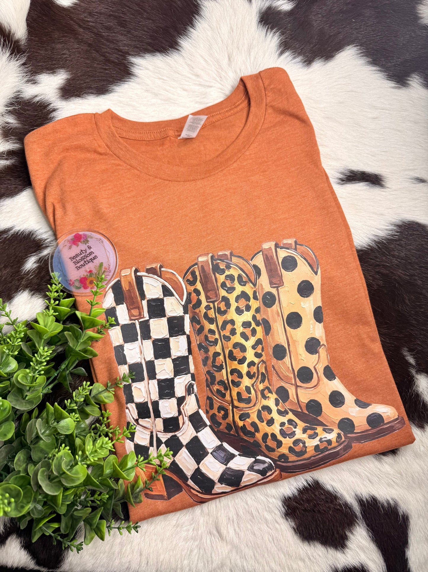 BOOTS & SASS TEE  - 59