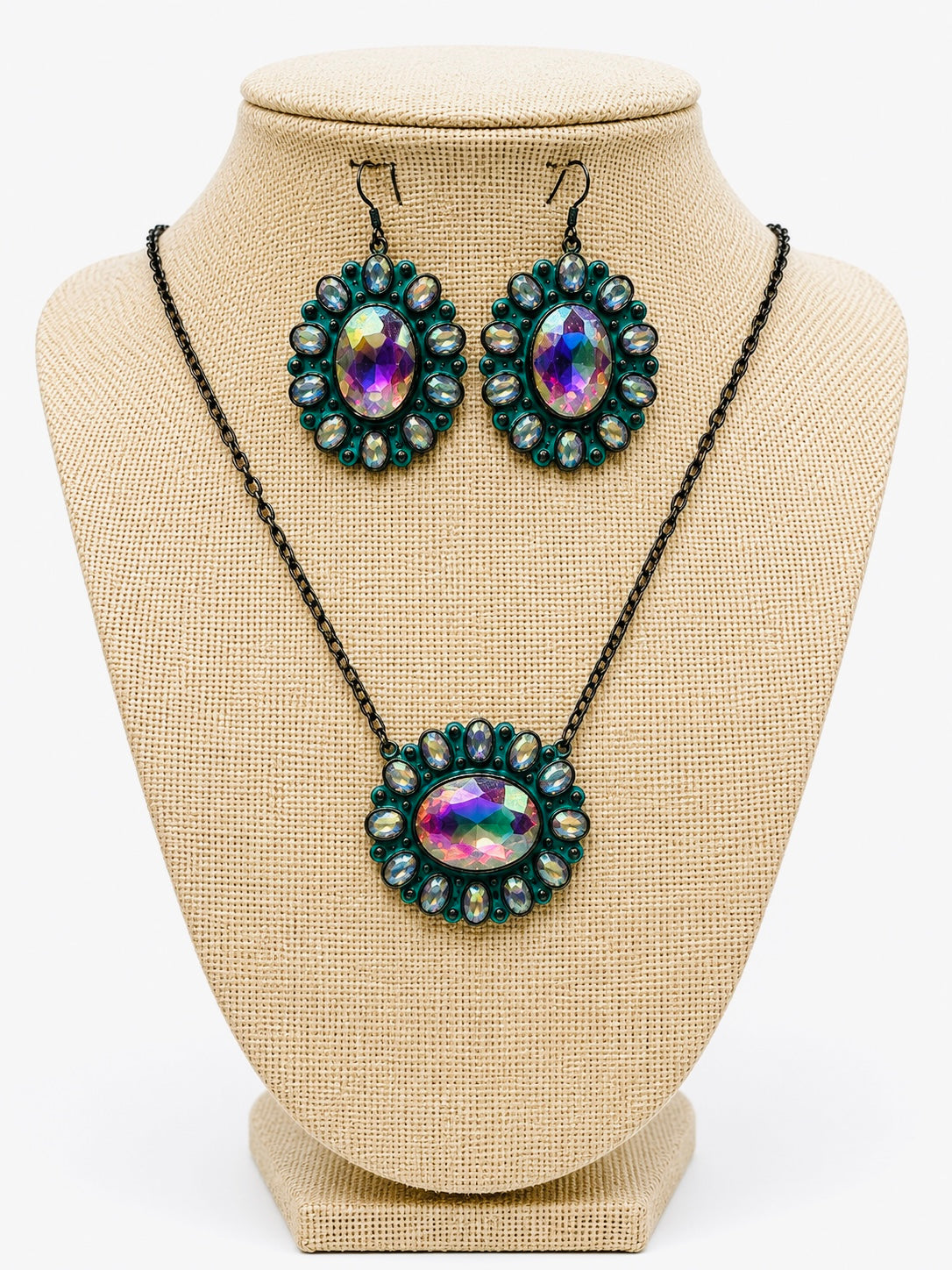 PATINA CONCHO NECKLACE SET