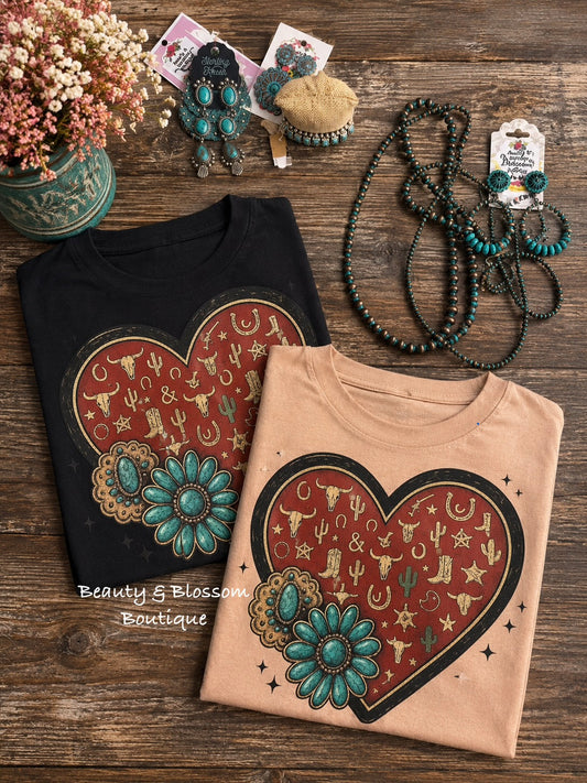 WESTERN SWEETHEART TEE  - 148