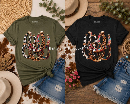 LUCKY HORSESHOES TEE  - 97